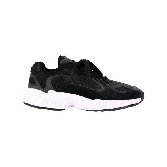Adidas Yung-1 Sneakers in Black Suede